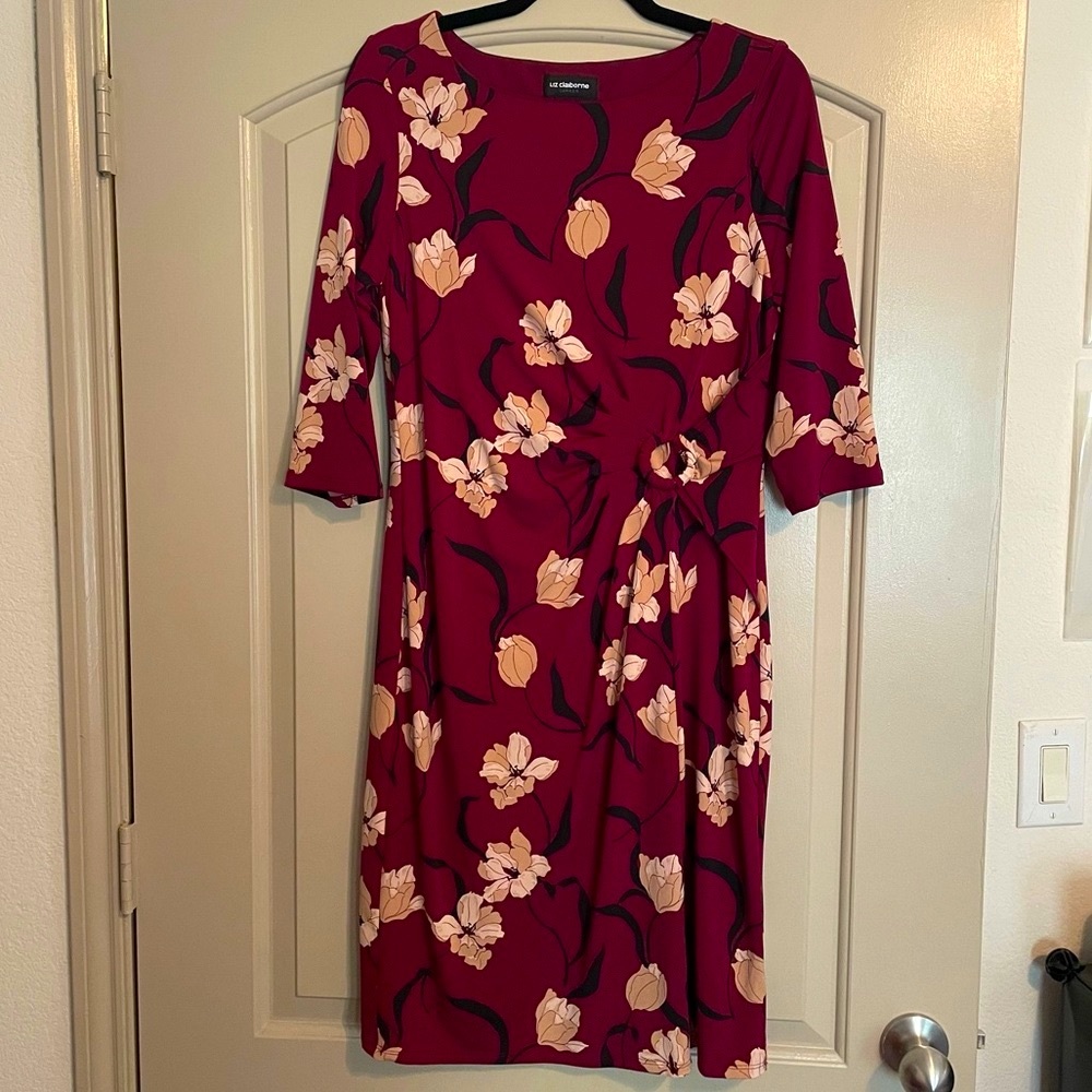 Liz Claiborne Career Faux Wrap Dress